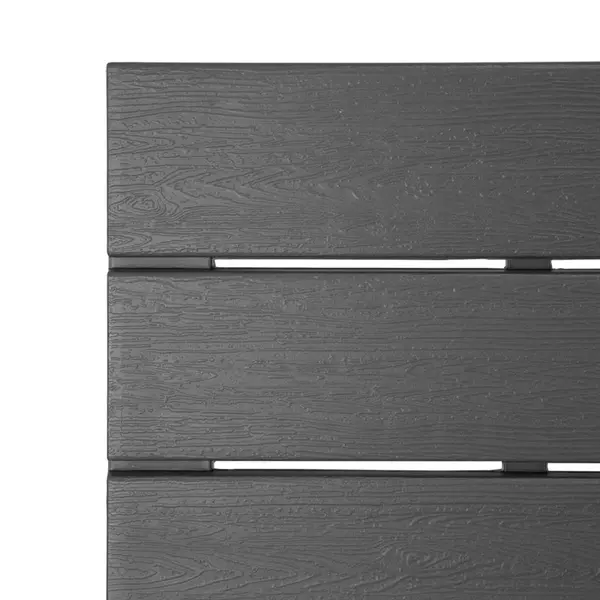 Banken | VALLETTA | Kunststof | Grijs | In-/Outdoor | 2 Stuks | 1400x285x430(h)mm