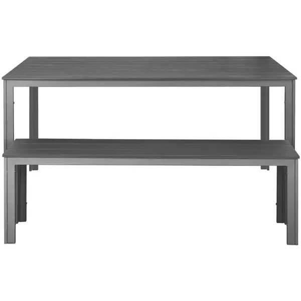 Banken | VALLETTA | Kunststof | Grijs | In-/Outdoor | 2 Stuks | 1400x285x430(h)mm