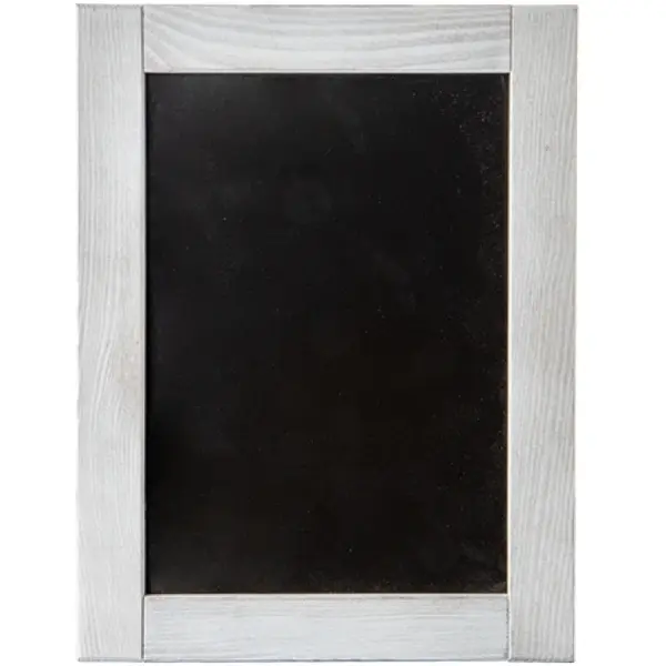 Wandkrijtbord | Hout | Wit | 400x300mm