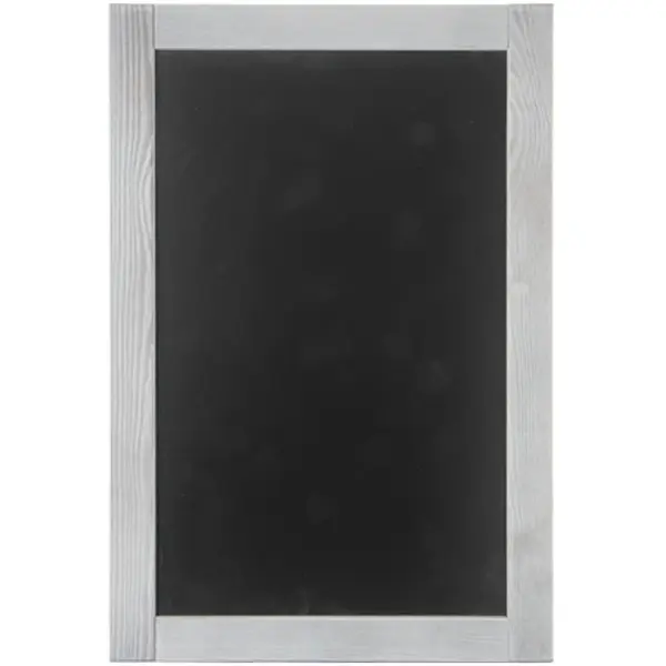 Wandkrijtbord | Hout | Wit | 600x400mm