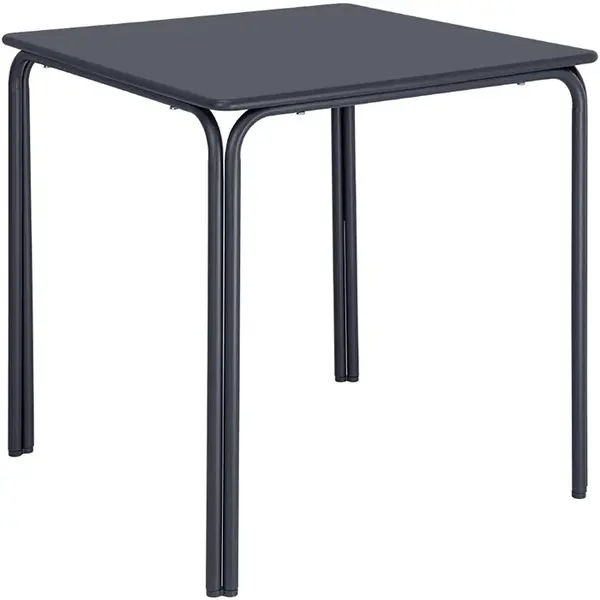 Tafel | ADELINE | Staal | Leisteenblauw | In-/Outdoor | 700x700x736(h)mm