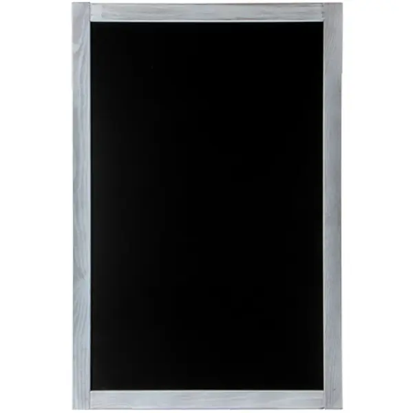 Wandkrijtbord | Hout | Wit | 900x600mm