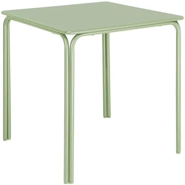 Tafel | ADELINE | Staal | Lichtgroen | In-/Outdoor | 700x700x736(h)mm