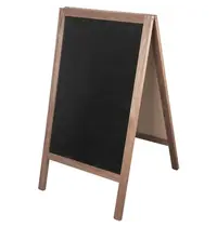 EMGA Krijtstoepbord | Hout | Bruin | 510x580x900(h)mm