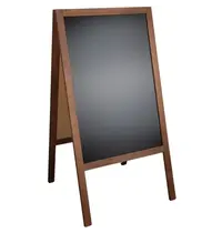 EMGA Krijtstoepbord | Hout | Bruin | 610x630x1180(h)mm