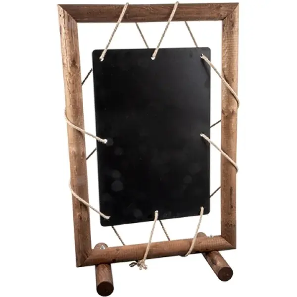 Krijtstoepbord | Hout | Bruin | 800x380x1280(h)mm