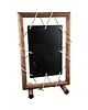EMGA Krijtstoepbord | Hout | Bruin | 800x380x1280(h)mm 