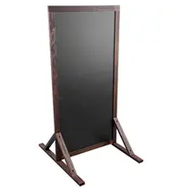 EMGA Krijtstoepbord | Hout/Kunstof | Bruin | 590x700x1180(h)mm