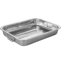 Comas Braadslede | RVS | 4.5L | Beweegbare Zijgrepen | 350x260x50(h)mm 