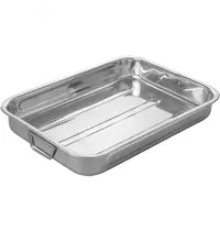 Comas Braadslede | RVS | 9.3L | Beweegbare Zijgrepen | 450x320x65(h)mm 