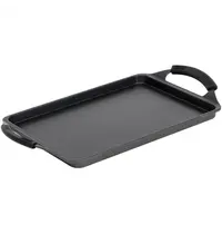 Pujadas Bakplaat | BLACK PRO | Aluminium (Antiaanbaklaag) | Div. Warmtebronnen | 430x250x50(h)mm 