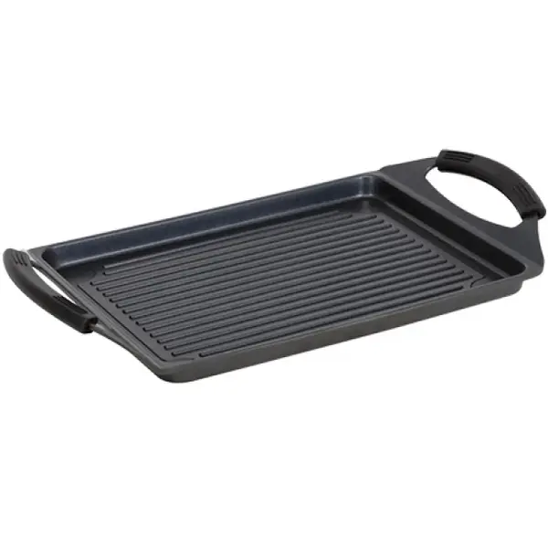 Grillplaat | BLACK PRO | Aluminium (Antiaanbaklaag) | Div. Warmtebronnen | 450x270x50(h)mm