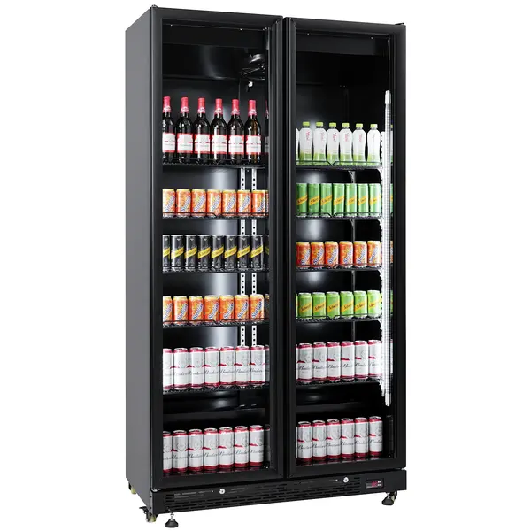 Koelkast | NAP | 850L | Zwart | +2°C/+10°C | Geforceerd | Draaideuren | 1120x610x2100(h)mm