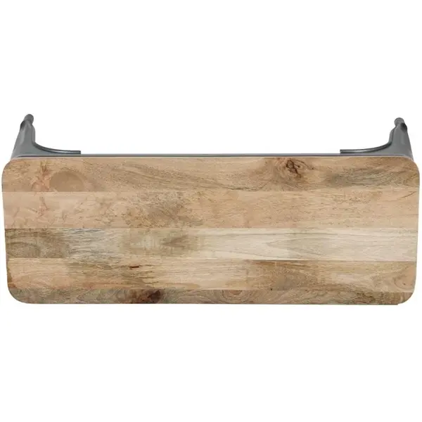 Banken | BISTRO | Hout/Staal | Hout (Mango) | Donkergrijs Frame | Indoor | 2 Stuks | 1000x370x450(h)mm