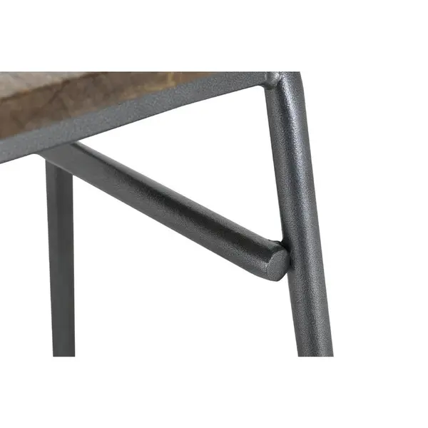 Krukken | CANTINA | Hout/Staal | Hout (Mango) | Donkergrijs Frame | Indoor | Stapelbaar | 4 Stuks | 650(h)mm