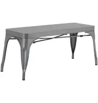 Bolero Banken | BISTRO | Staal | Donkergrijs | In-/Outdoor | 2 Stuks | 1000x370x450(h)mm