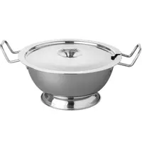 EMGA Soepterine | RVS | Met Deksel | 2L | Ø230x105(h)mm 