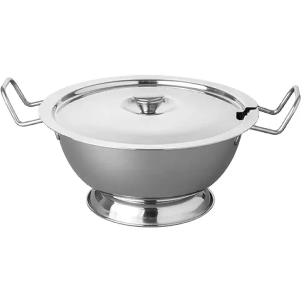 Soepterine | RVS | Met Deksel | 2L | Ø230x105(h)mm