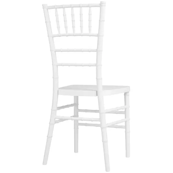 Stoelen | CHIAVARI | Kunststof | Wit | In-/Outdoor | Stapelbaar | 4 Stuks | 473x415x918(h)mm