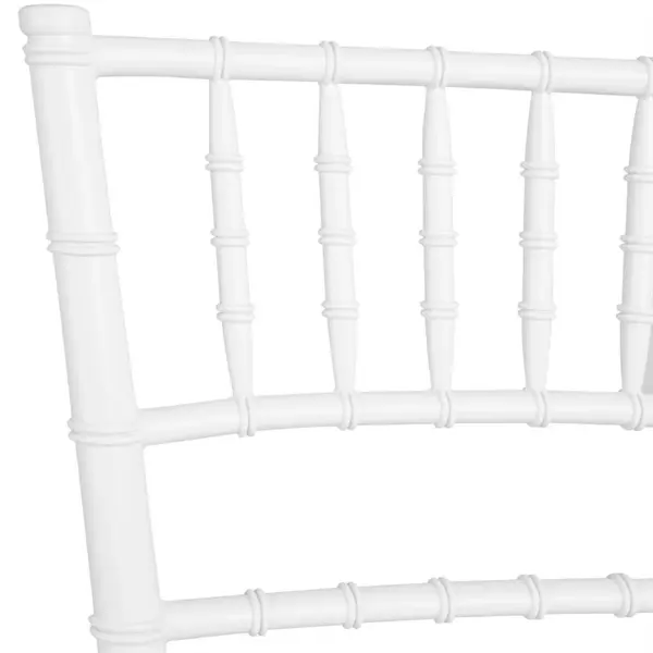 Stoelen | CHIAVARI | Kunststof | Wit | In-/Outdoor | Stapelbaar | 4 Stuks | 473x415x918(h)mm