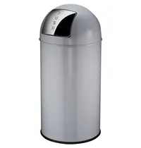 EKO Afvalbak | Grijs | 40L | Duwdeksel | Ø350x740(h)mm 