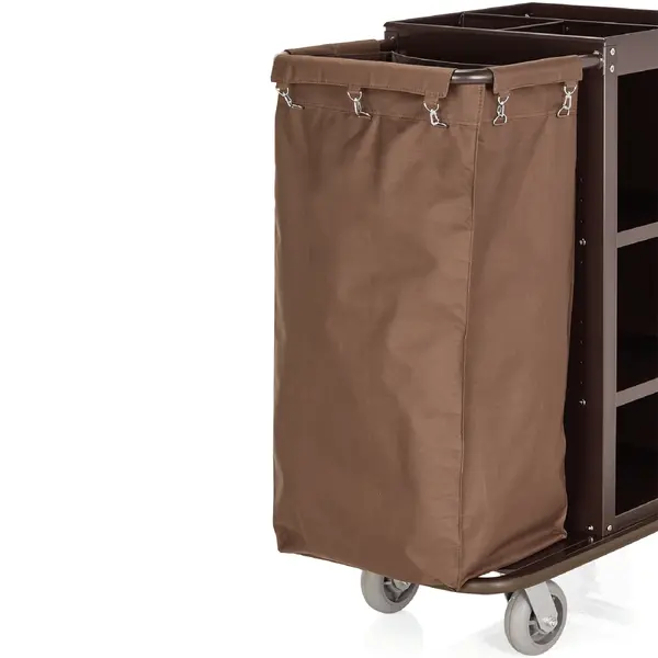 Losse Waszak | Polyester | Bruin | 80L | WAS Germany Huishoudwagen WAS-4420001 | 480x380x800(h)mm