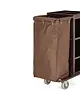 WAS Germany Losse Waszak | Polyester | Bruin | 80L | WAS Germany Huishoudwagen WAS-4420001 | 480x380x800(h)mm 