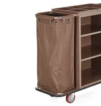 ESSENTIALS Losse Waszak | Polyester | Bruin | 80L | WAS Germany Huishoudwagen WAS-4420002 | 480x380x800(h)mm