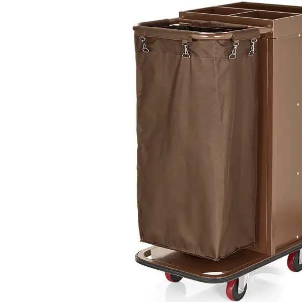 Losse Waszak | Polyester | Bruin | 70L | WAS Germany Huishoudwagen WAS-4418000 | 400x260x800(h)mm