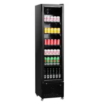 CombiSteel Vrieskast | NAP | 208L | Zwart | -18°C/-22°C | Statisch | Wielen (Geremd) | 490x560x1915(h)mm