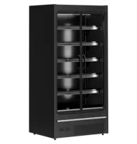 Tefcold Wandkoeling | MDCA | Zwart | -1°C/+5°C | Geforceerd | Draaideuren | Koppelbaar | Bluetooth + App | 1017x805x2095(h)mm 