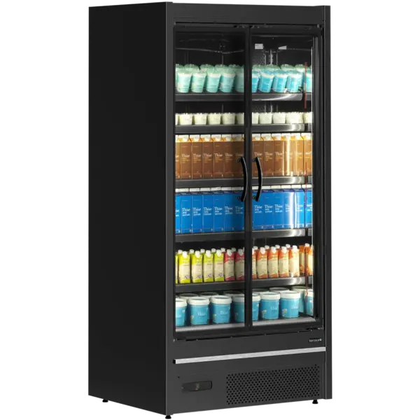 Wandkoeling | MDCA | Zwart | -1°C/+5°C | Geforceerd | Draaideuren | Koppelbaar | Bluetooth + App | 1017x805x2095(h)mm