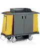 ESSENTIALS Huishoudwagen | Kunststof | 3 Niveaus | Incl. Waszakken | Wielen (Geremd) | 1550x550x1300(h)mm 