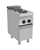 UNNI-COOKING Fornuis | 700 SERIE | Elektrisch | 2 Kookpunten (Ø220) | 5.2kW (400V) | Neutrale Vak | 400x700x850(h)mm 