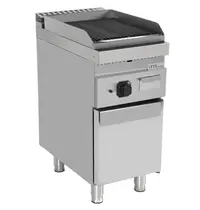 UNNI-COOKING Lavasteengrill | 700 SERIE | Gas | Oppervlak 310x510 (Gietijzer) | 9kW | Piëzo Ontsteking | Neutraal Vak | 400x700x850/900(h)mm