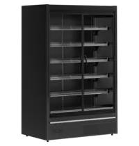 Tefcold Wandkoeling | MDCA | Zwart | -1°C/+5°C | Geforceerd | Draaideuren | Koppelbaar | Bluetooth + App | 1330x805x2095(h)mm 