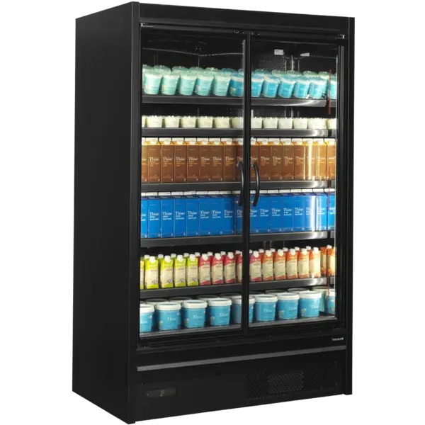 Wandkoeling | MDCA | Zwart | -1°C/+5°C | Geforceerd | Draaideuren | Koppelbaar | Bluetooth + App | 1330x805x2095(h)mm