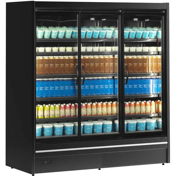 Wandkoeling | MDCA | Zwart | -1°C/+5°C | Geforceerd | Draaideuren | Koppelbaar | Bluetooth + App | 1955x805x2095(h)mm