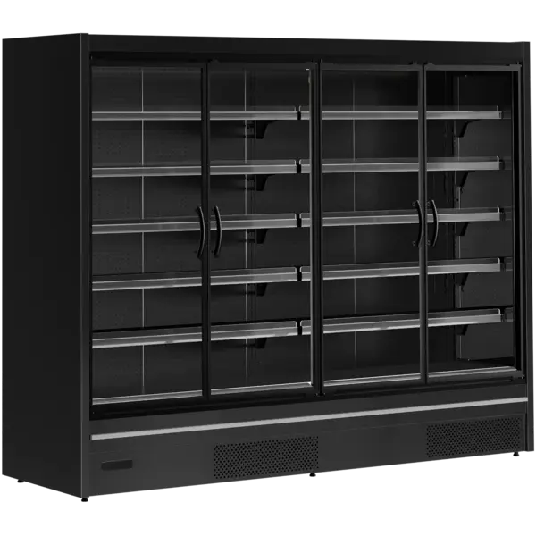 Wandkoeling | MDCA | Zwart | -1°C/+5°C | Geforceerd | Draaideuren | Koppelbaar | Bluetooth + App | 2580x805x2095(h)mm