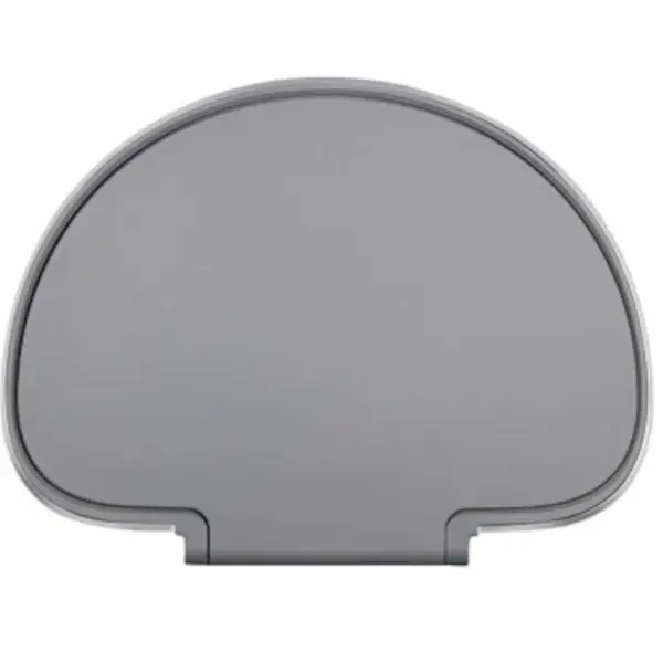 Pedaalemmer | HANA | Kunststof/RVS | Grijs | 55L | Klapdeksel | Wielen | 464x347x650(h)mm