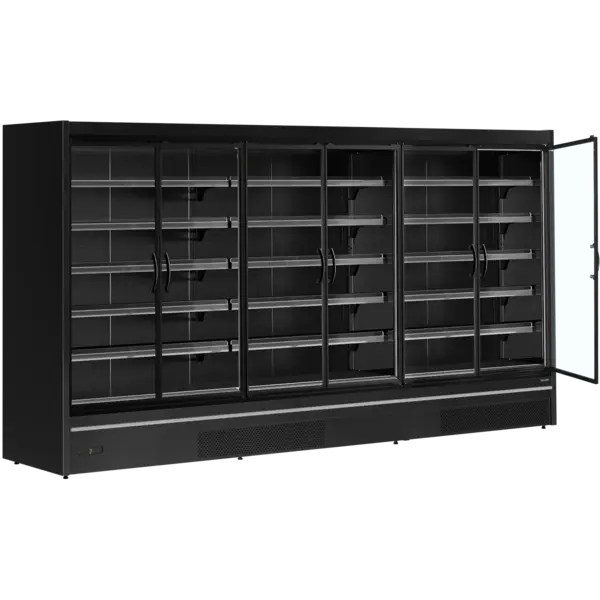 Wandkoeling | MDCA | Zwart | -1°C/+5°C | Geforceerd | Draaideuren | Koppelbaar | Bluetooth + App | 3830x805x2095(h)mm