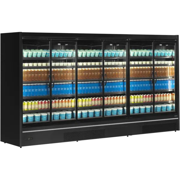 Wandkoeling | MDCA | Zwart | -1°C/+5°C | Geforceerd | Draaideuren | Koppelbaar | Bluetooth + App | 3830x805x2095(h)mm