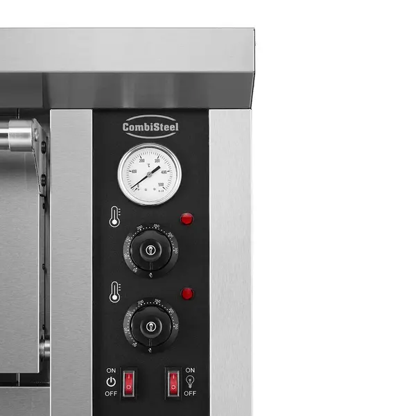 Pizzaoven | Elektrisch | 6+6x Ø33cm | 20°C/350°C | 13.2kW (400V) | 1370x880x765(h)mm