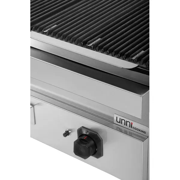 Lavasteengrill | 700 SERIE | Gas | Oppervlak Gietijzer | 27kW | Piëzo Ontsteking | 1200x700x300/350(h)mm