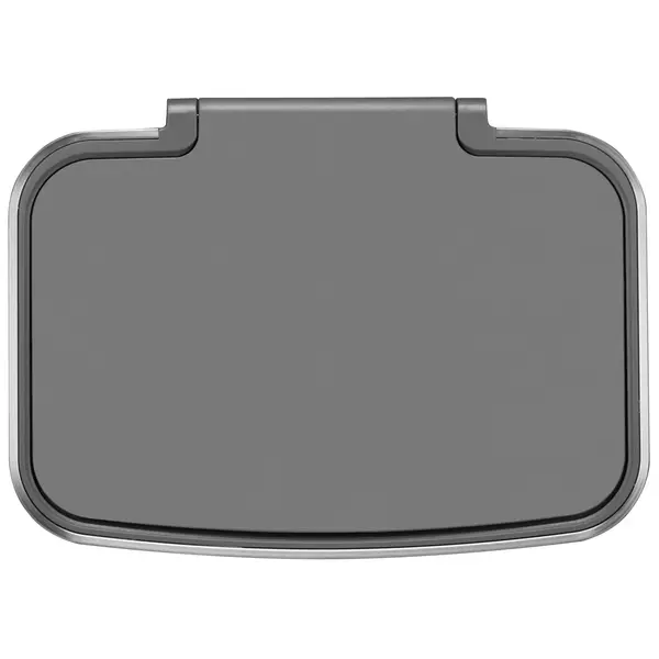 Pedaalemmer | HANA | Kunststof/RVS | Grijs | 45L | Klapdeksel | Wielen | 409x297x652(h)mm