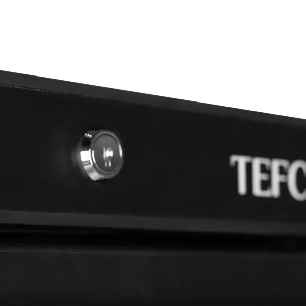 Vrieskast | SERIE U | 400L | Zwart | -10°C/-24°C | Geforceerd | Wielen | 600x585x1855(h)mm