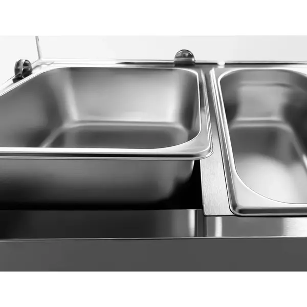 Opzetkoelvitrine | 2x 1/3 GN + 1x 1/2 GN | +2°C/+8°C | 1000x395x435(h)mm