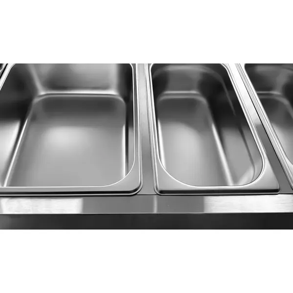 Opzetkoelvitrine | 2x 1/3 GN + 1x 1/2 GN | +2°C/+8°C | 1000x395x435(h)mm