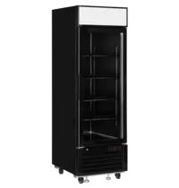 Tefcold Vrieskast | SERIE LG-B | 496L | Zwart | -14°C/-25°C | Geforceerd | Wielen | 685x805x2065(h)mm 