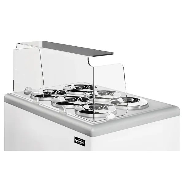 Schepijsvitrine | ZANZIBAR | Energiezuinig | 260L | 6x 7L | -10°C/-20°C | Statisch | Gekoelde Reserve | Wielen (Geremd) | 939x674x935/1204(h)mm